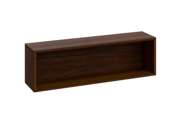 BPB - 100 police na zeď, 240x1000x300, ořech královský